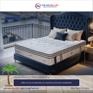 Đệm lò xo Dunlopillo CoolSilk ROYALE Windsor-1